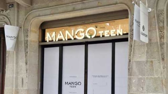 Mango impulsa su franquicia adolescente ‘Teen’ en Paseo de Gracia